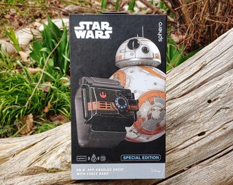 New in Box Unopened Retired Collectible Sphero BB-8 Star Wars Disney Interactive App-enabled Droid with Force Band Special Edition Rare
