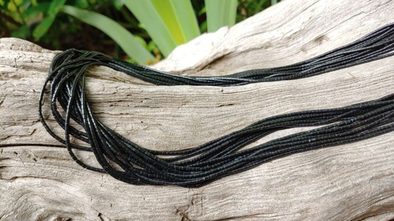 Beautiful Native American Multi-Stranded Long Jet… - image 7