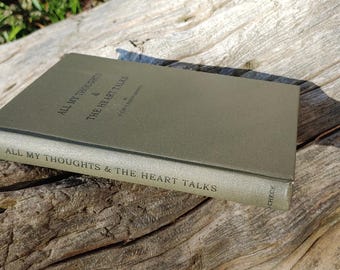 Brand New "All my Thoughts and Heart Talks" Lined Journal with Beautiful Vintage Hardcover from Anthropologie