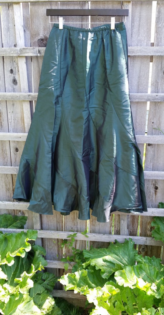 Vintage Deep Green Skirt - image 2