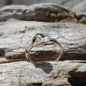 Sterling Silver Calla Lily Handmade Ring