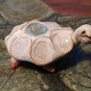 Handmade Ceramic Turtle Sculpture