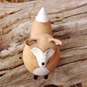 Lovely Handmade Ceramic Fox Piggy Bank image 8