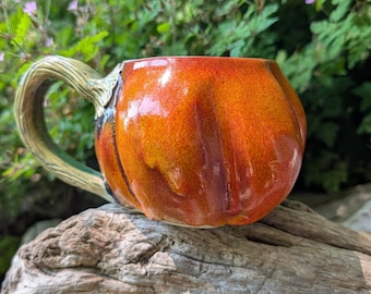 Gorgeous Handmade Ceramic Pumpkin Mug