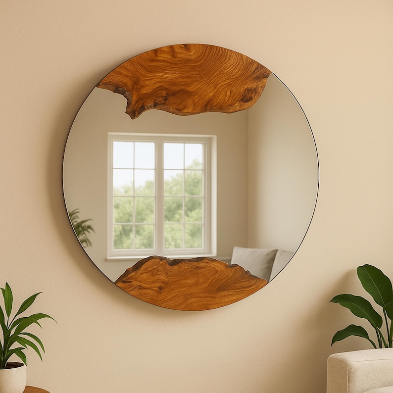 handmade wooden mirror, live edge mirror, olive wood mirror, rustic wall decoration, natural wood mirror, unique wooden mirror, farmhouse mirror, boho mirror decor, handcrafted wooden mirror, wall mirror wood, organic design mirror, bathroom wooden mirror, entryway rustic mirror, olive wood mirror, rustic wall decor, natural wood mirror, unique wooden mirror, bathroom wood mirror, wall mirror, decorative mirror, wooden mirror, large wall mirror, round mirror