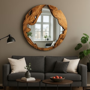 handmade wooden mirror, live edge mirror, olive wood mirror, rustic wall decoration, natural wood mirror, unique wooden mirror, farmhouse mirror, boho mirror decor, handcrafted wooden mirror, wall mirror wood, organic design mirror, bathroom wooden mirror, entryway rustic mirror, olive wood mirror, rustic wall decor, natural wood mirror, unique wooden mirror, bathroom wood mirror, wall mirror, decorative mirror, wooden mirror, large wall mirror, round mirror