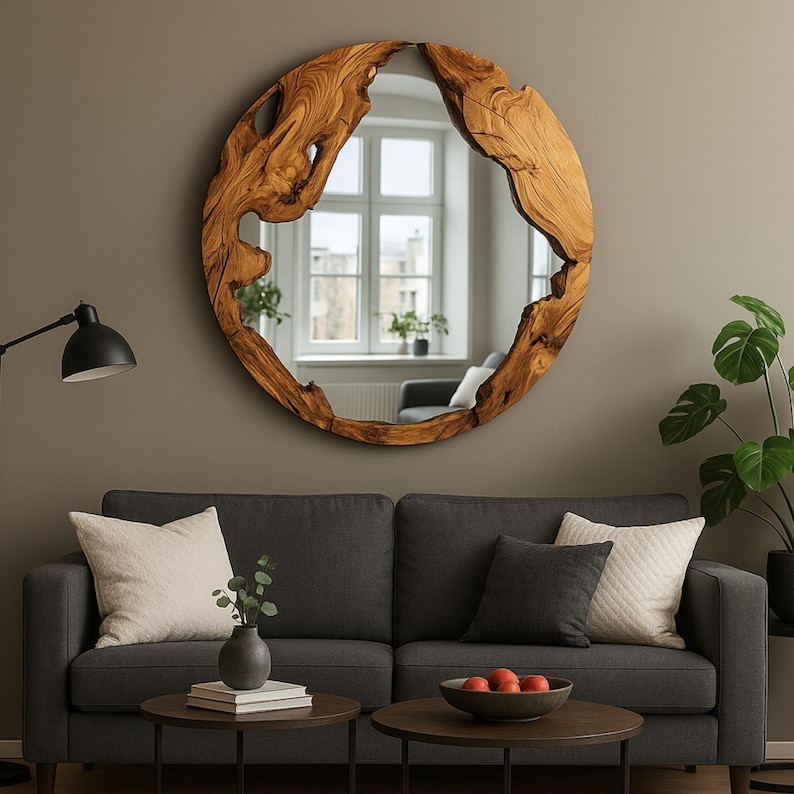 handmade wooden mirror, live edge mirror, olive wood mirror, rustic wall decoration, natural wood mirror, unique wooden mirror, farmhouse mirror, boho mirror decor, handcrafted wooden mirror, wall mirror wood, organic design mirror, bathroom wooden mirror, entryway rustic mirror, olive wood mirror, rustic wall decor, natural wood mirror, unique wooden mirror, bathroom wood mirror, wall mirror, decorative mirror, wooden mirror, large wall mirror, round mirror