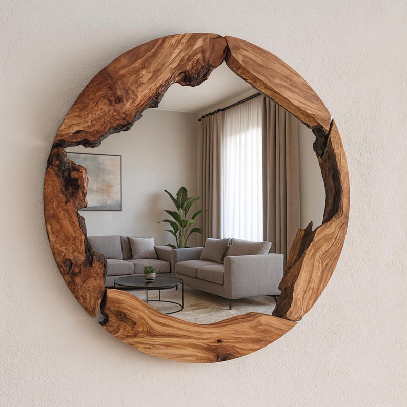 handmade wooden mirror, live edge mirror, olive wood mirror, rustic wall decoration, natural wood mirror, unique wooden mirror, farmhouse mirror, boho mirror decor, handcrafted wooden mirror, wall mirror wood, organic design mirror, bathroom wooden mirror, entryway rustic mirror, olive wood mirror, rustic wall decor, natural wood mirror, unique wooden mirror, bathroom wood mirror, wall mirror, decorative mirror, wooden mirror, large wall mirror, round mirror