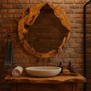 handmade wooden mirror, live edge mirror, olive wood mirror, rustic wall decoration, natural wood mirror, unique wooden mirror, farmhouse mirror, boho mirror decor, handcrafted wooden mirror, wall mirror wood, organic design mirror, bathroom wooden mirror, entryway rustic mirror, olive wood mirror, rustic wall decor, natural wood mirror, unique wooden mirror, bathroom wood mirror, wall mirror, decorative mirror, wooden mirror, large wall mirror, round mirror