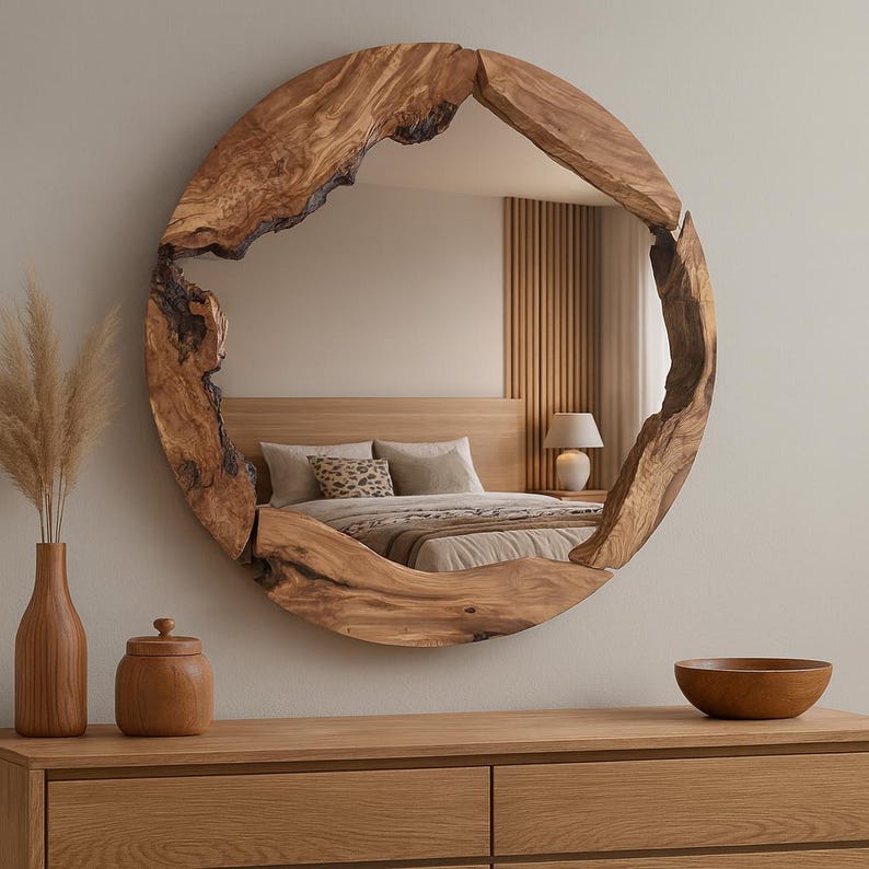 handmade wooden mirror, live edge mirror, olive wood mirror, rustic wall decoration, natural wood mirror, unique wooden mirror, farmhouse mirror, boho mirror decor, handcrafted wooden mirror, wall mirror wood, organic design mirror, bathroom wooden mirror, entryway rustic mirror, olive wood mirror, rustic wall decor, natural wood mirror, unique wooden mirror, bathroom wood mirror, wall mirror, decorative mirror, wooden mirror, large wall mirror, round mirror