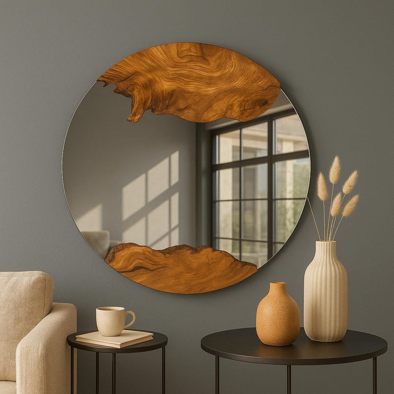 handmade wooden mirror, live edge mirror, olive wood mirror, rustic wall decoration, natural wood mirror, unique wooden mirror, farmhouse mirror, boho mirror decor, handcrafted wooden mirror, wall mirror wood, organic design mirror, bathroom wooden mirror, entryway rustic mirror, olive wood mirror, rustic wall decor, natural wood mirror, unique wooden mirror, bathroom wood mirror, wall mirror, decorative mirror, wooden mirror, large wall mirror, round mirror