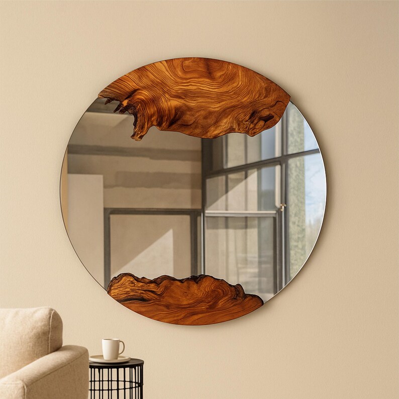handmade wooden mirror, live edge mirror, olive wood mirror, rustic wall decoration, natural wood mirror, unique wooden mirror, farmhouse mirror, boho mirror decor, handcrafted wooden mirror, wall mirror wood, organic design mirror, bathroom wooden mirror, entryway rustic mirror, olive wood mirror, rustic wall decor, natural wood mirror, unique wooden mirror, bathroom wood mirror, wall mirror, decorative mirror, wooden mirror, large wall mirror, round mirror