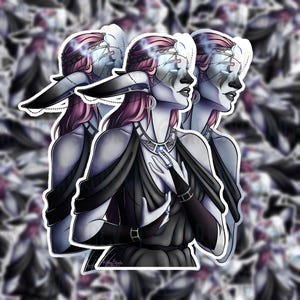 Priestess | Fantasy elf priest sticker