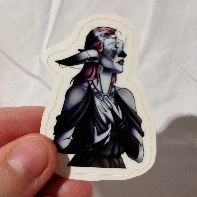 Priestess | Fantasy Elf Priest Sticker - Etsy