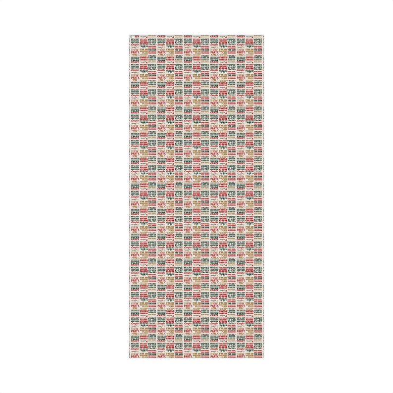 Die Hard Wrapping Paper, Holiday Movie Lover Gift Wrap, Christmas Present Paper image 6