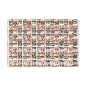 Die Hard Wrapping Paper, Holiday Movie Lover Gift Wrap, Christmas Present Paper image 4