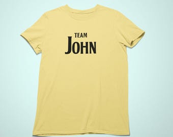 Team John Beatles Shirt, Retro Rock Music Tee, Beatles Fan Gift
