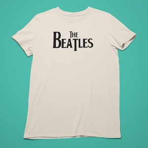 Retro Beatles Logo Unisex T-Shirt, Nostalgic Beatle Fans Gift, Unisex Oldies Music Memorabilia, Fun Fab Four Merch, Classic 60's tees