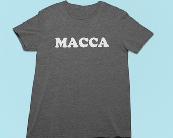 Camiseta MACCA, Presentes para Fãs de McCartney, Camisetas Divertidas dos Beatles