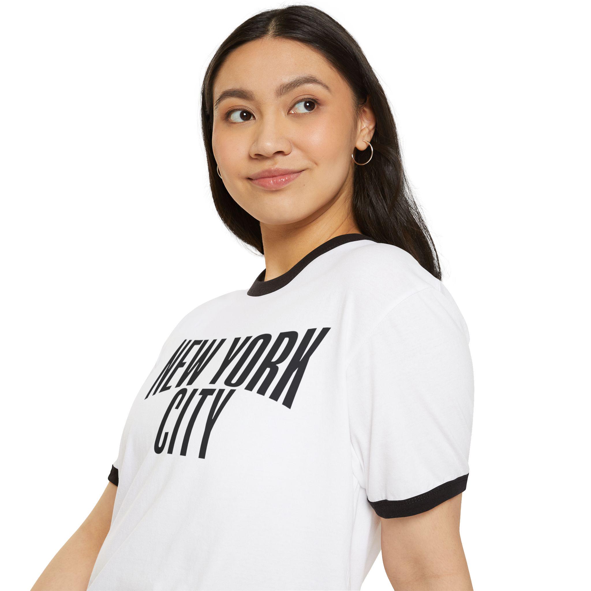 ジョン・レノン NYC リンガー Tシャツ：レトロなビートルズファン 