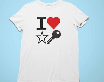 Ringo Starr tshirt, I Love Starkey tee, Fun Beatles gift