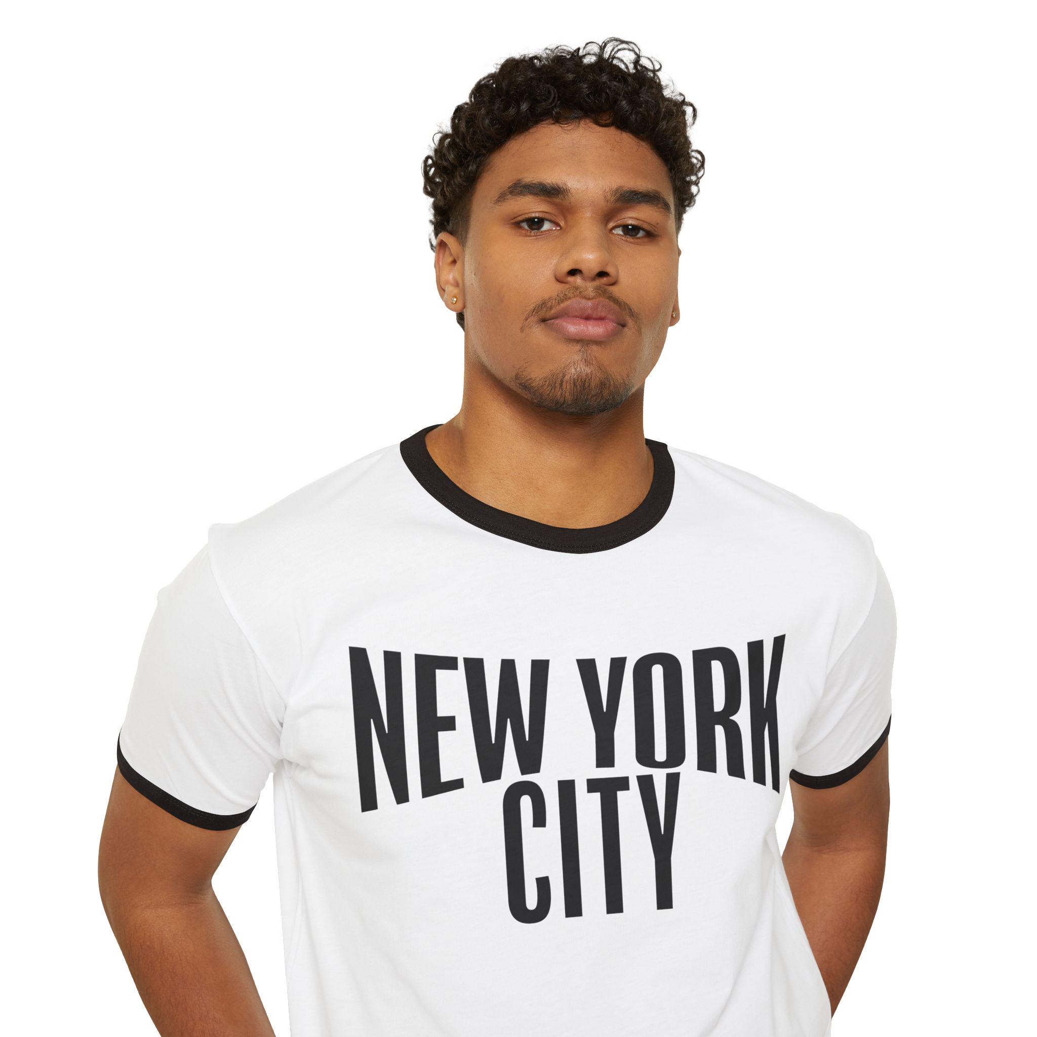 ジョン・レノン NYC リンガー Tシャツ：レトロなビートルズファン 