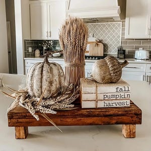Wood Riser/Farmhouse Wood Riser/Wood Pedestal/Plant Stand/Candle Stand/Housewarming Gift/Cupcake Stand/Wood Riser/Display Stand/Kitchen