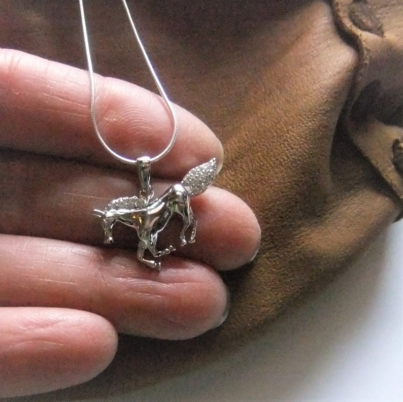 Horse necklace Horse sterling silver silver horse necklace Horse pendant necklace for girls girls horse necklace tiny horse charm