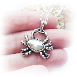 Mens Zodiac Necklace, Cancer Necklace, Mens Horoscope Necklace, Mens Zodiac Jewelry, Mens Crab Pendant, Men&#39;s Jewelry, Gift for Him