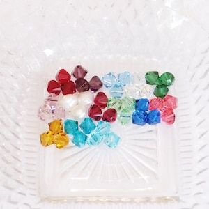 Swarovski Bicone Bead Birthstone Add-Ons for Jewelry