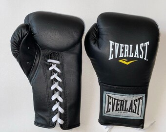Everlast Cream White Lace-up Boxing Gloves – Synthetic Leather - Etsy