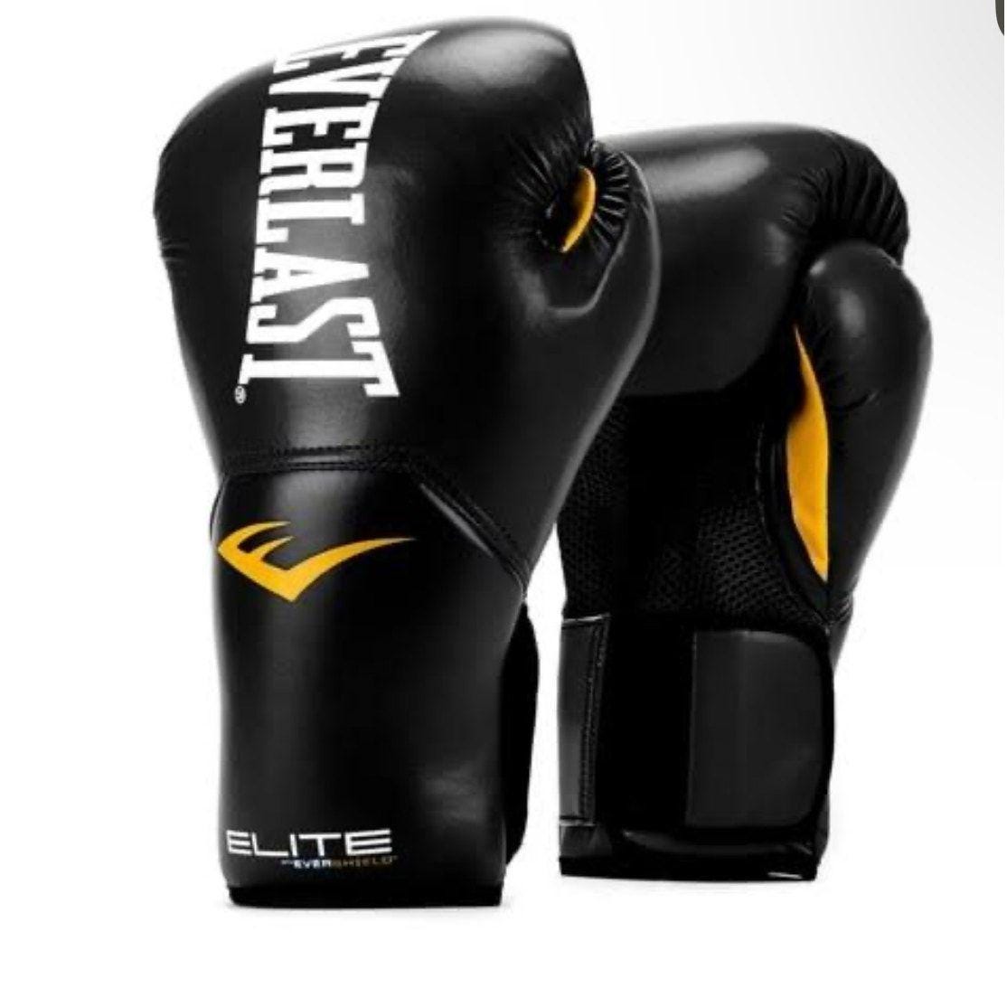 ※美品※ EVERLAST グローブ USAラッピング 14oz Vintage Everlast 14oz Laceless Leather Boxing Gloves - Red, Made