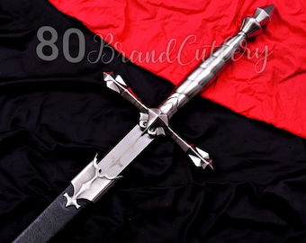Alucard Sword Replica Handmade – Castlevania Cosplay Prop Anime Vampire Hunter Collector Gift