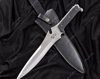 Resident Evil 4 Jack Krauser Knife Replica | D2 Steel Full Tang With Leather Sheath