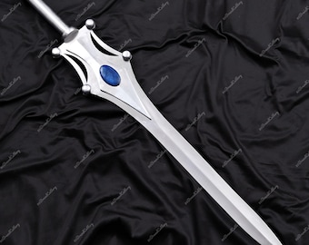 Handmade She-Ra Sword Replica with Resin Jewel – Cosplay Prop, Fantasy Collectible, Display Sword