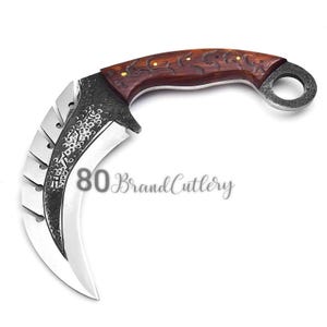 Hand-Forged Carbon Steel Power Sword Replica – Brass Guard, Cosplay Prop, Wall Display image 15
