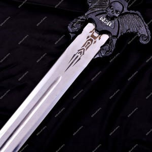 Power Sword Replica Skeletor 1987 Movie Cosplay, Handmade Carbon Steel Sword, Collector’s Gift, image 7