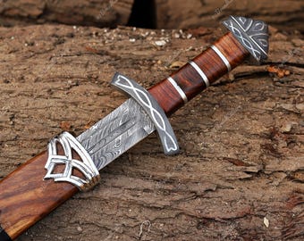 Hand-Forged Northman Sword | Viking Norse Replica | Medieval Cosplay & Wall Decor
