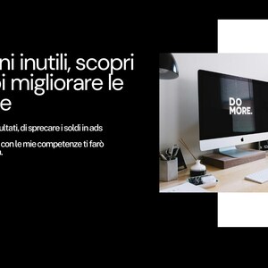 Template di Sito Web per Copywriter - Design Moderno con Gradiente Nero, Rosa e Turchese - Ottimizzato per Vendite