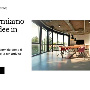 Template di un sito web ideale per i propri servizi offerti