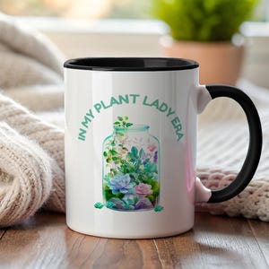 In My Plant Lady Era Mug plant mom dad Funny Houseplant Gift introvert coffee mug succulent lover gift cute cactus gift Kawaii Sarcastic Cup