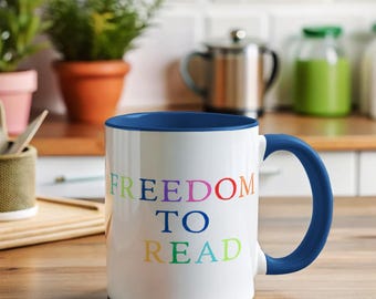 Vrijheid om te lezen mok Verboden boeken Ik ben met de verboden taboe-lezingen Verboden boekenclub Nog één hoofdstuk Verboden boeken lezen Ik lees verboden boeken