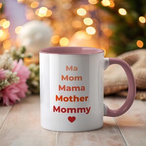 Maman, maman, maman, maman, tasse à café - Je t'aime cadeau Meilleur cadeau fête des mères, tasse drôle pour maman, cadeau pour sa belle maman, tasse pour maman
