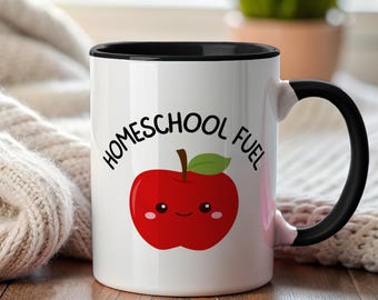 Homeschool Fuel Mug, stay at home mom mug christmas gift for homeschool mom motherhood gift homeschool mom birthday gift unschool mom gift