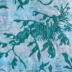 Leafy Sea Dragon - Original Linocut