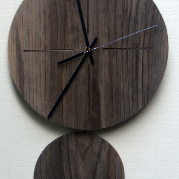 Modern Blue Pine pendulum clock