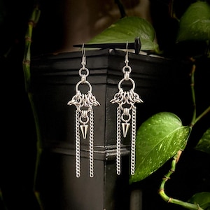 Hel Chainmail Earrings