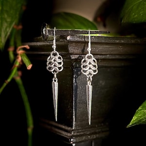 Serpent Scale Chainmail Earrings