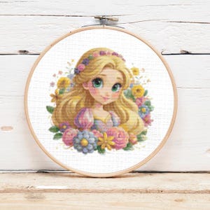Disney's Rapunzel Cross Stitch Pattern (150x150)