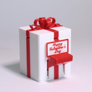 Valentijnsdaggeschenkdoos: digitale stl-gegevens voor 3D-printers